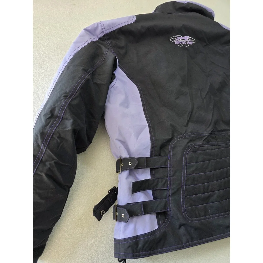 Large- ARTIC CAT ARTICWEAR CATWALK PURPLE/BLACK SNOWMOBILE SKI JACKET WOMENS